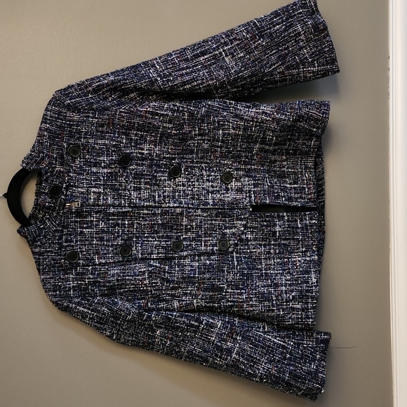 DownEast Jackets & Blazers - NWOT Downeast Double Breasted, half zip Pea Coat